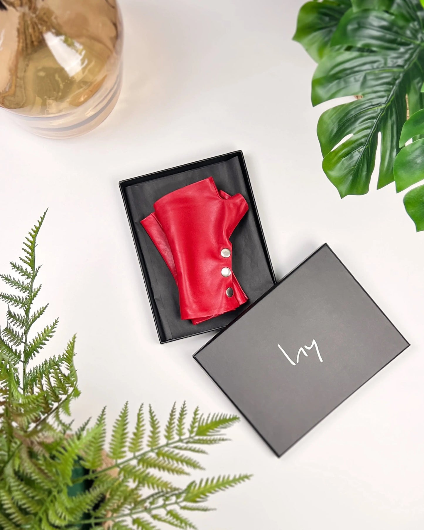 lny "Shortie" Gloves Red lny-germany